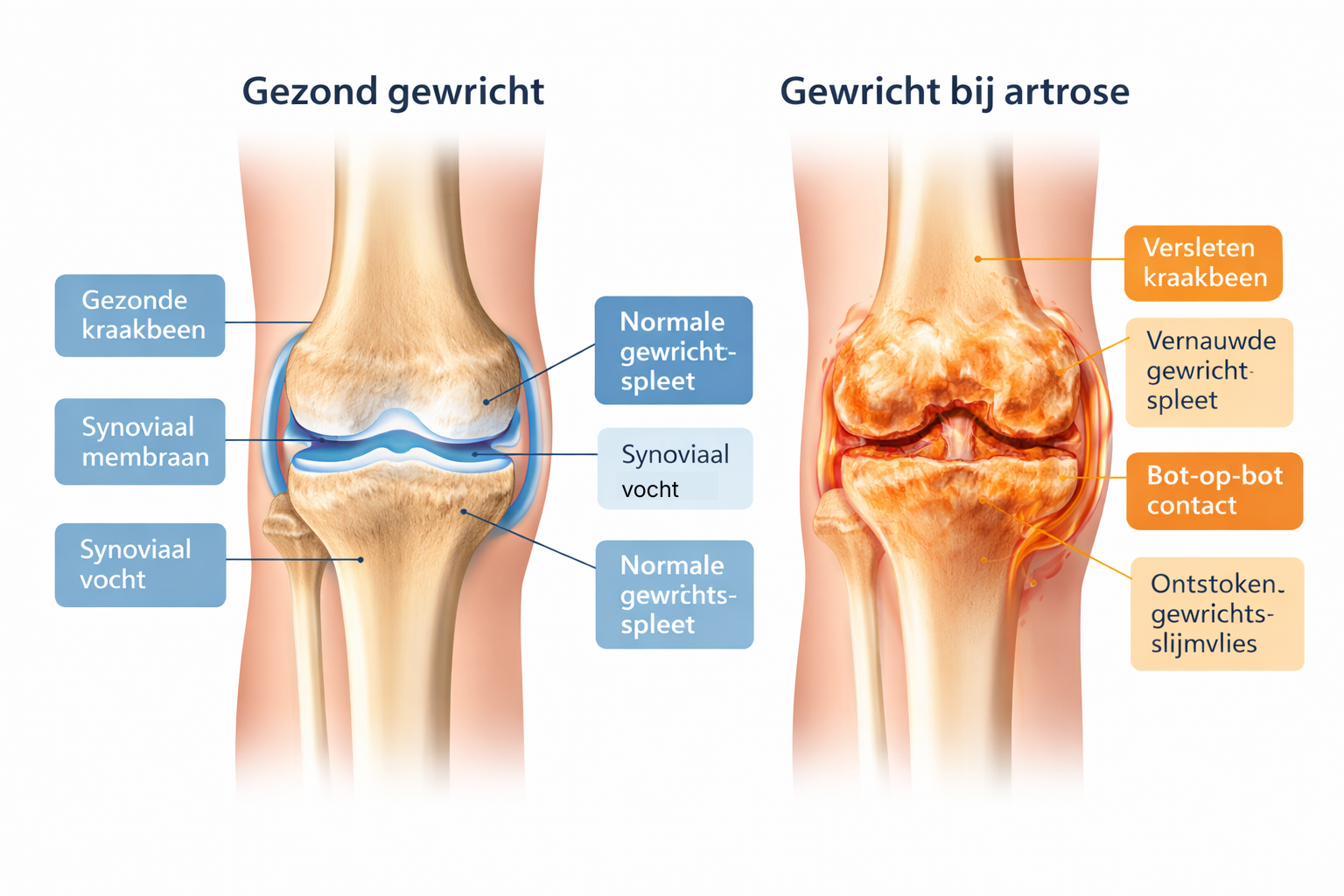 knie artrose infographic 9023398